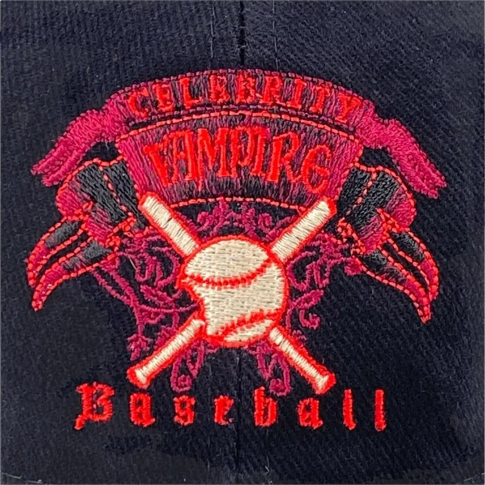 Celebrity Vampire Baseball Black Embroidered Adjustable Hat Cap One Size AMC